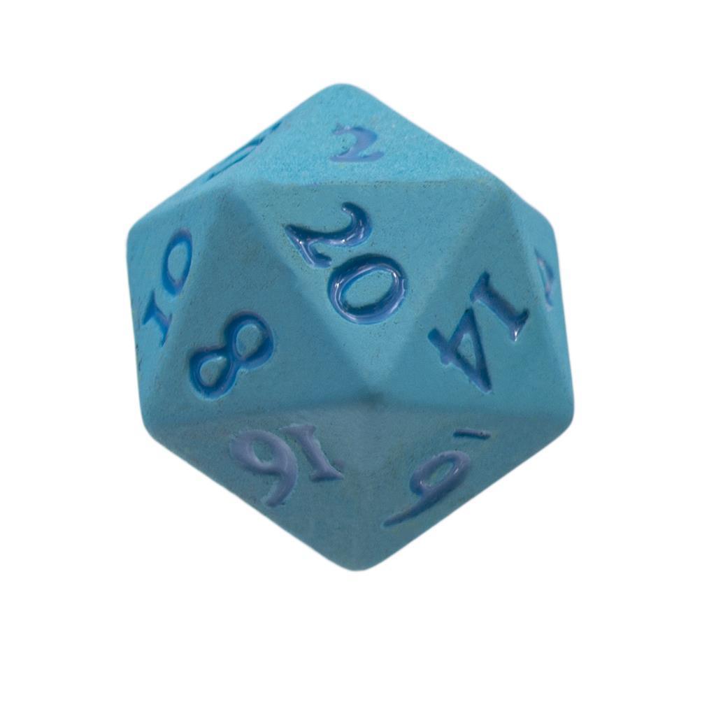 UP - Vivid Heavy Metal Dice: Ljusblå Ultra Pro