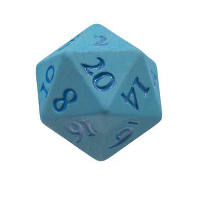 UP - Vivid Heavy Metal Dice: Ljusblå Ultra Pro