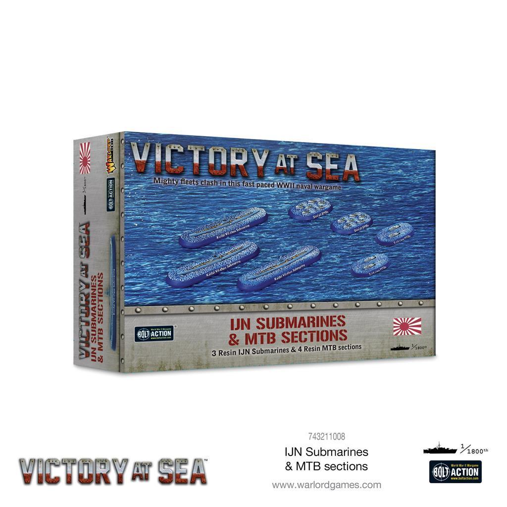 Victory at Sea - IJN Ubåtar & MTB Sektioner - EN Warlord Games
