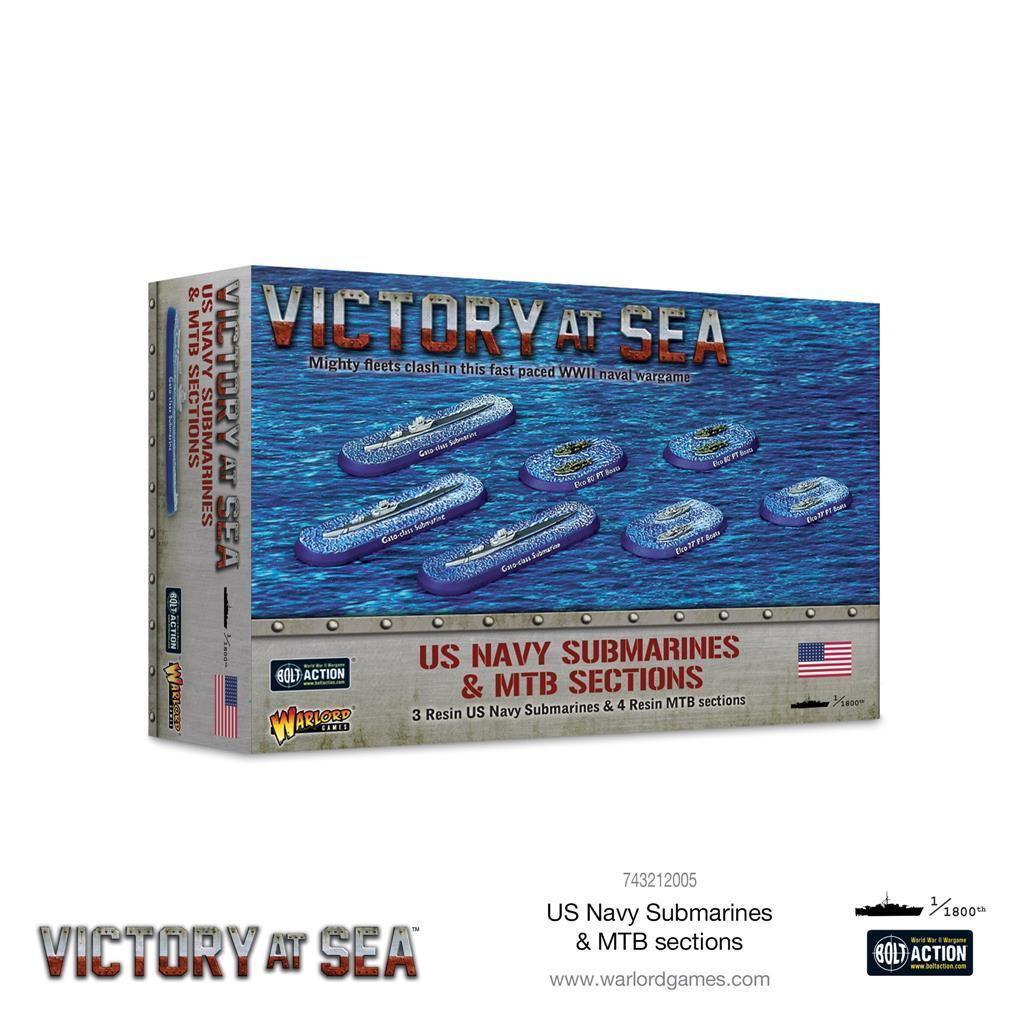 Victory at Sea - US Navy Submarines & MTB Sections Warlord Games