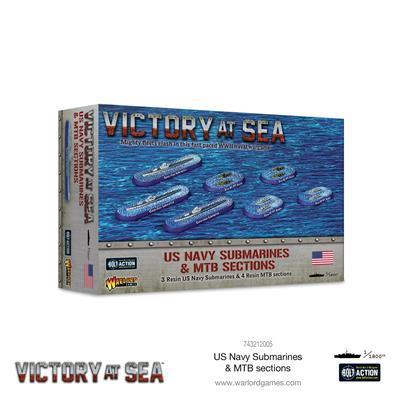 Victory at Sea - US Navy Submarines & MTB Sections Warlord Games