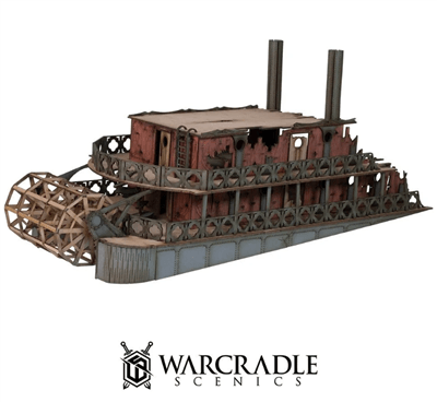 Warcradle Scenics: Black Lake Bayou - Paddle Steamer Warcradle Studios