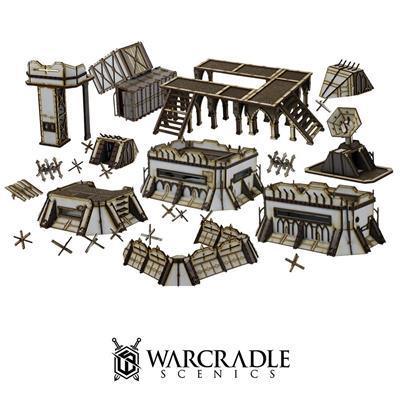 Warcradle Scenics: Omega Defence Line Set Warcradle Studios
